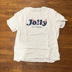 Old navy Christmas Santa pajama t shirt